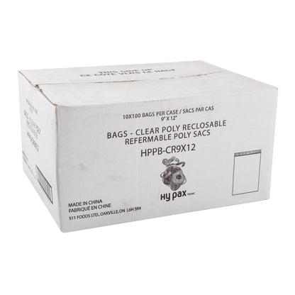 BAG RECLOSE CLEAR 2 ML 6X9 1000CT