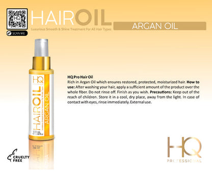 HAIR BIOLOGY ARGAN OIL LQ 3.2OZ