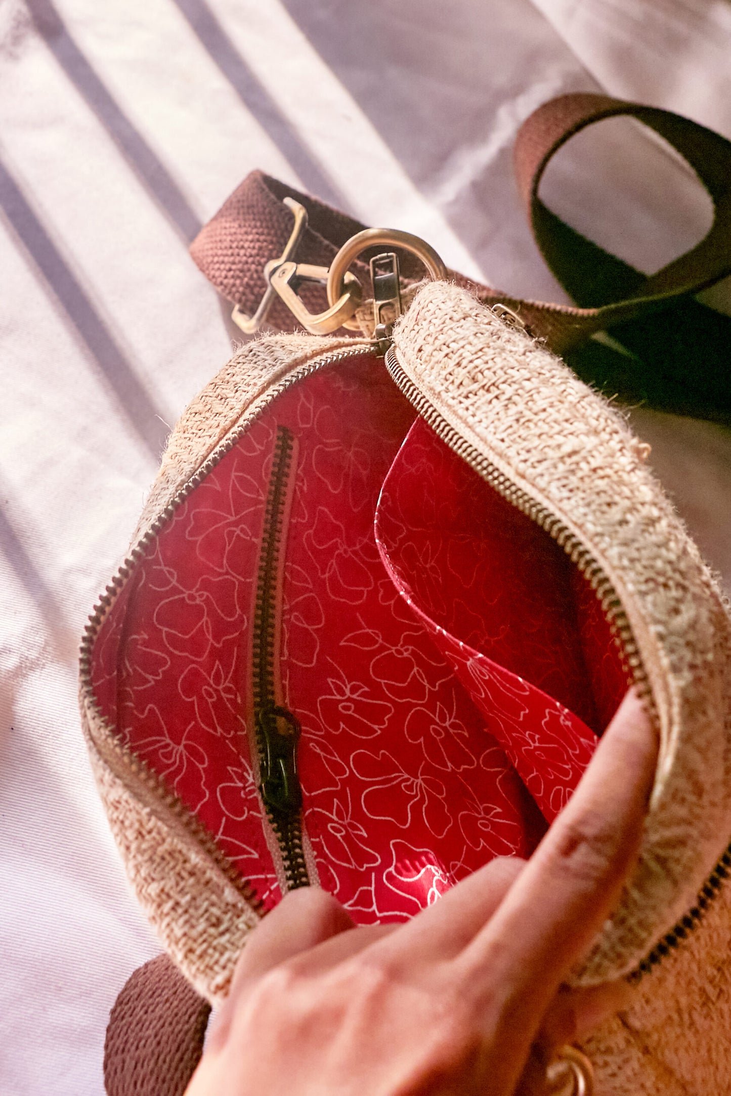 HEMP YOGA SLING STP,FLAME