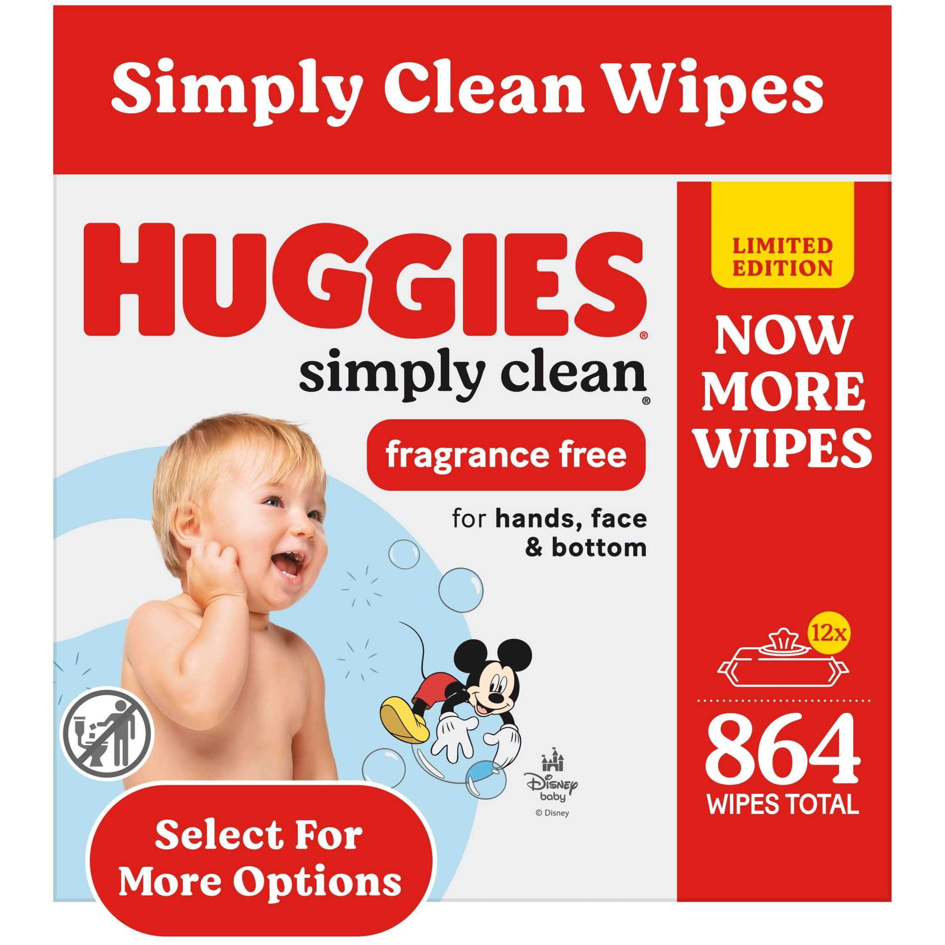 HUGGIES RFRS CLN WPS 184 RFL