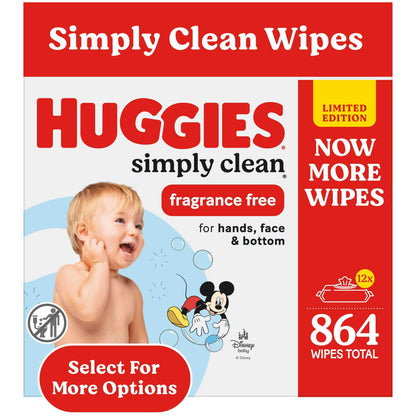 HUGGIES RFRS CLN WPS 184 RFL