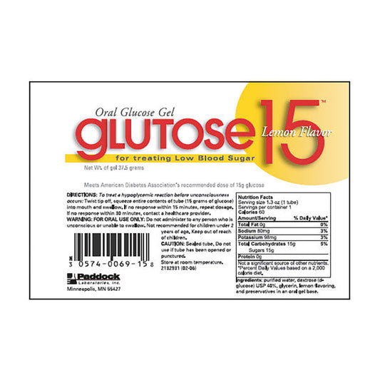 GLUTOSE 15 GL 40% 3X37.5GMUD  GRP