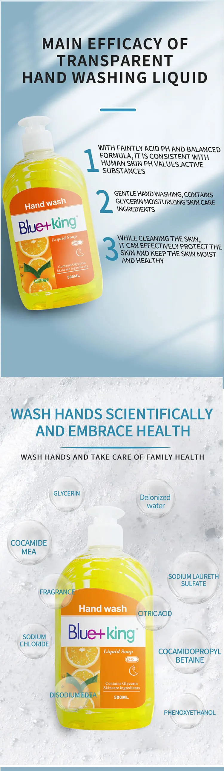 HAND SOAP LQ0.13% 500ML CTSRSH