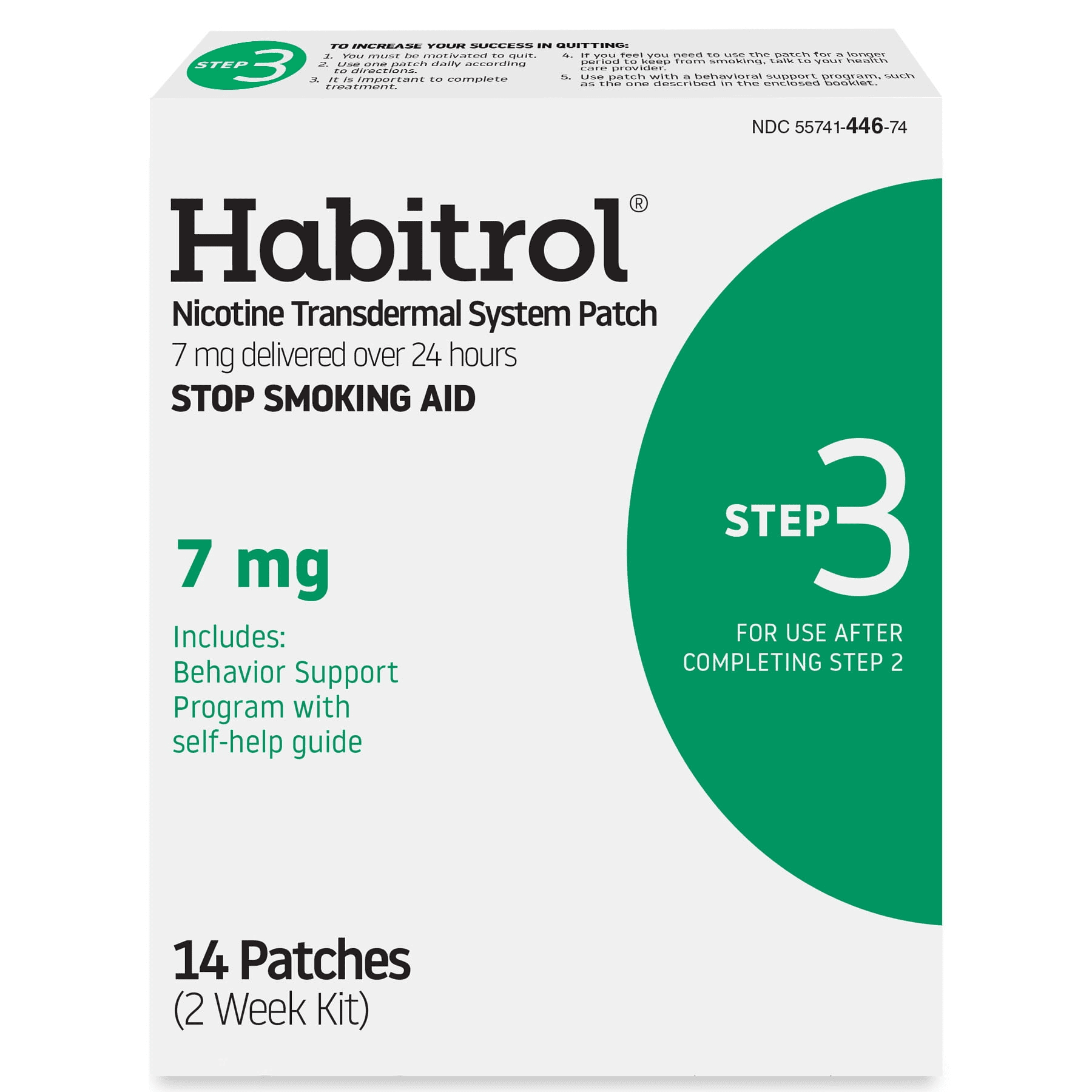 HABITROL NICOTINE TRANS PATCH 7MG 14CT