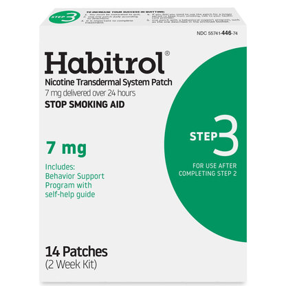 HABITROL NICOTINE TRANS PATCH 7MG 14CT
