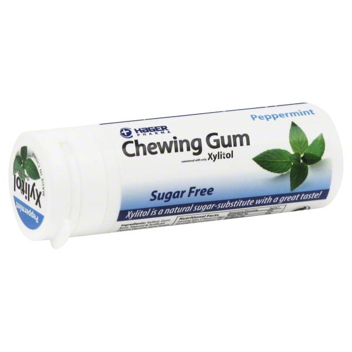 HAGER SF PPRMNT DRY MOUTH GUM 6X30CT