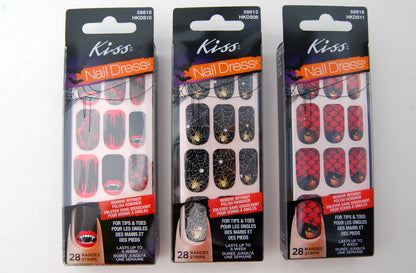 KISS Halloween Spooky & Chic Wickedly Sweet Nails Display, 20 count