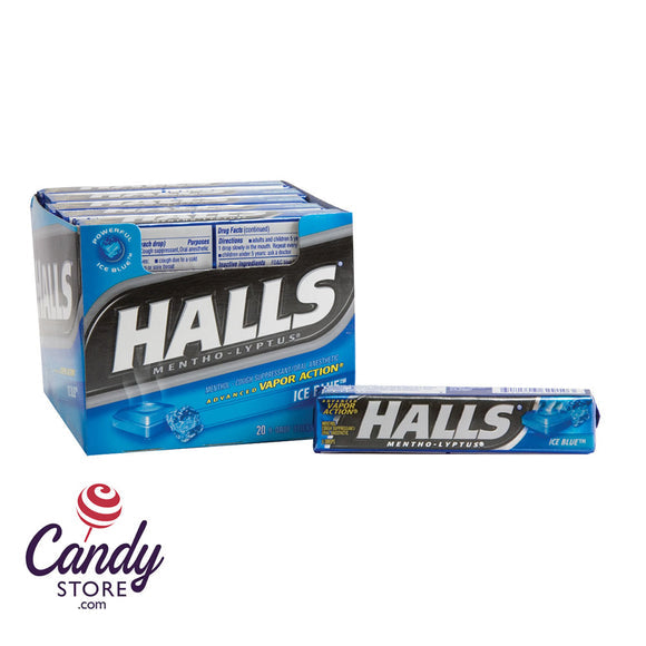 HALLS BAG ICE PEPPERMINT 30CT