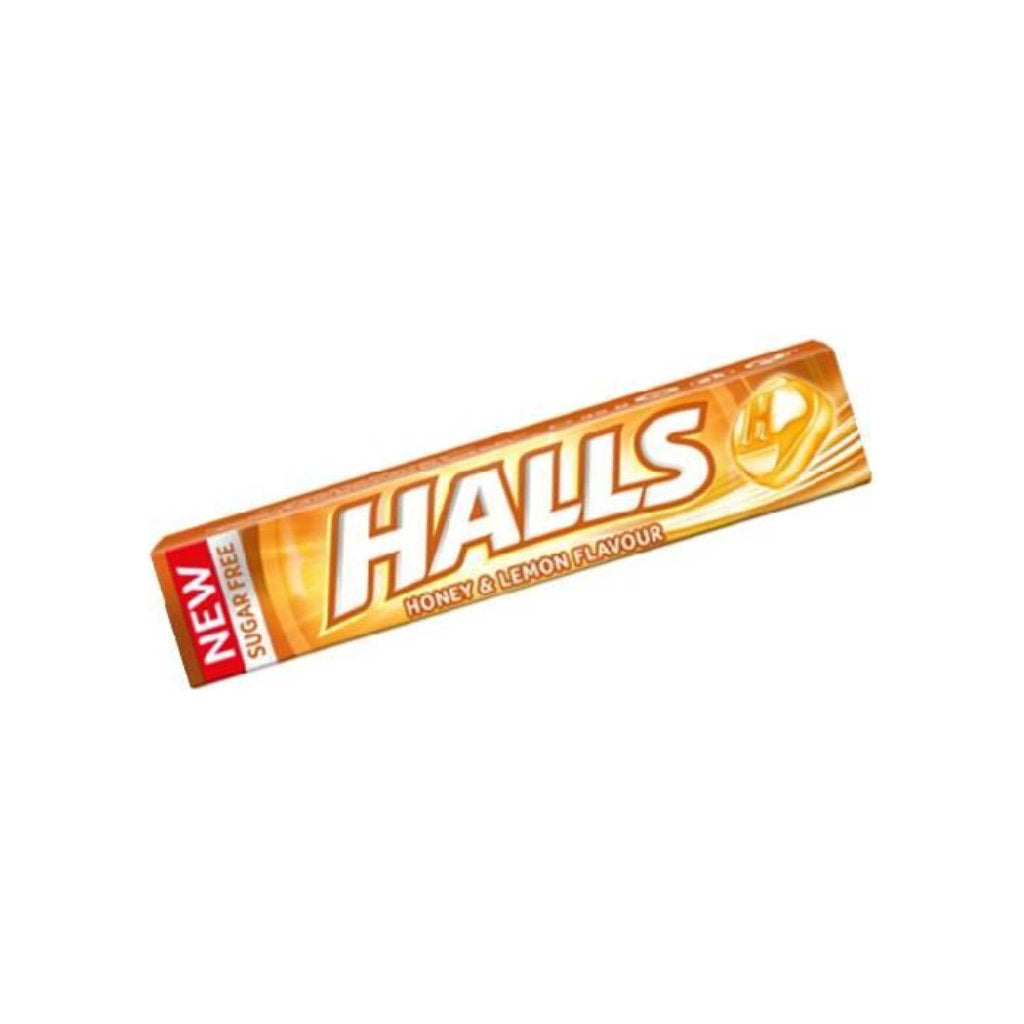 HALLS SUGAR FREE BAG HONEY LEMON 25CT