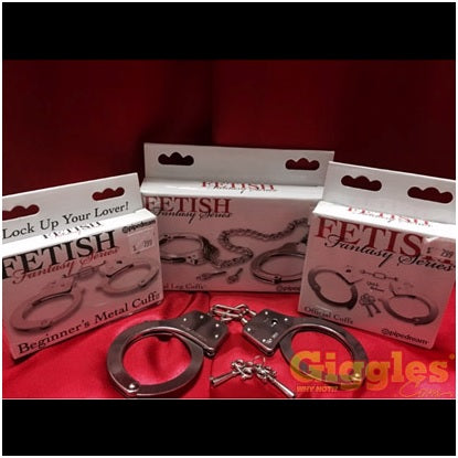 JA-RU Die-Cast Metal Hand Cuffs With Keys