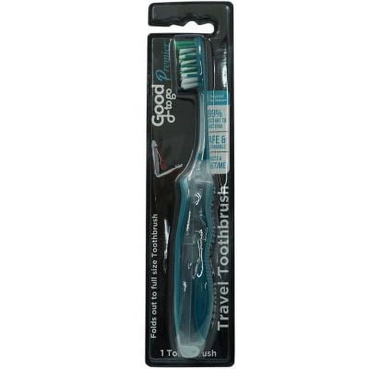Good To Go Premier Antimicrobial Foldable Travel Toothbrush