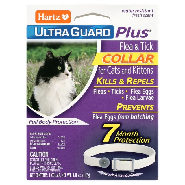 Hartz UltraGuard Plus Flea & Tick Collar for Cats and Kittens