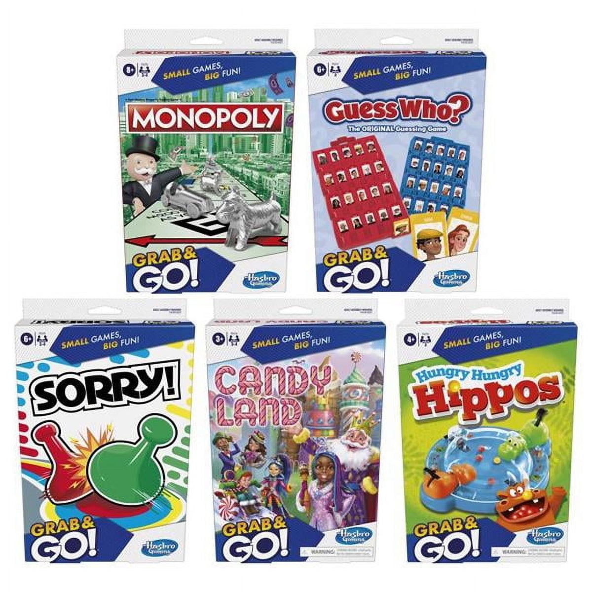 Hasbro Grab & Go Games, Assorted