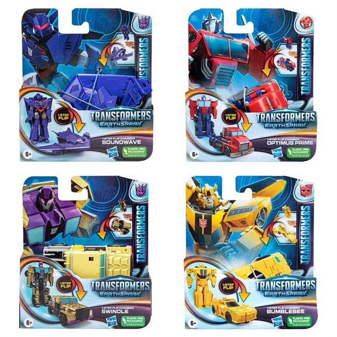 Hasbro Transformers EarthSpark 1 Step Smash Changers Action Figures, Assorted