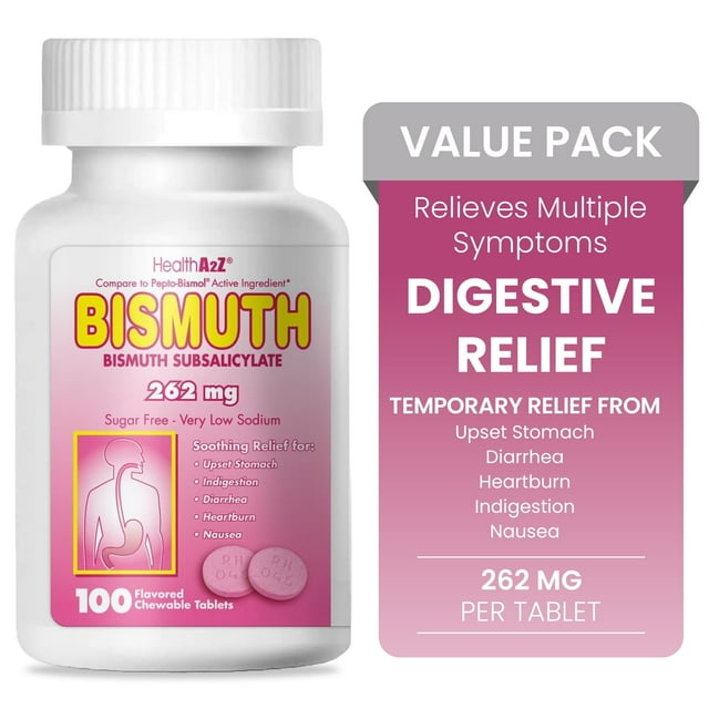 BISMUTH SUBSAL CW 262MG 30
