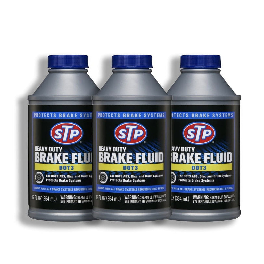 STP Heavy Duty Brake Fluid - DOT 3, 12 oz