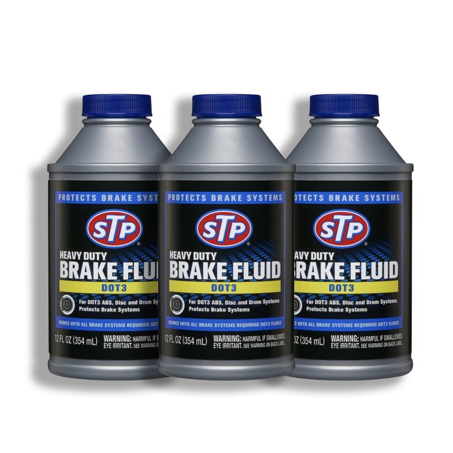 STP Heavy Duty Brake Fluid - DOT 3, 12 oz
