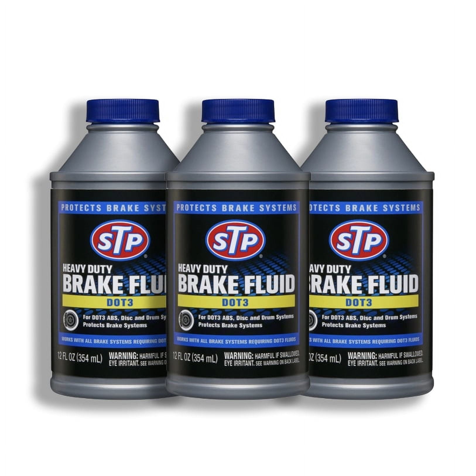 STP Heavy Duty Brake Fluid - DOT 3, 12 oz