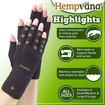 HEMPVANA GLOVES SMALL/MEDIUM