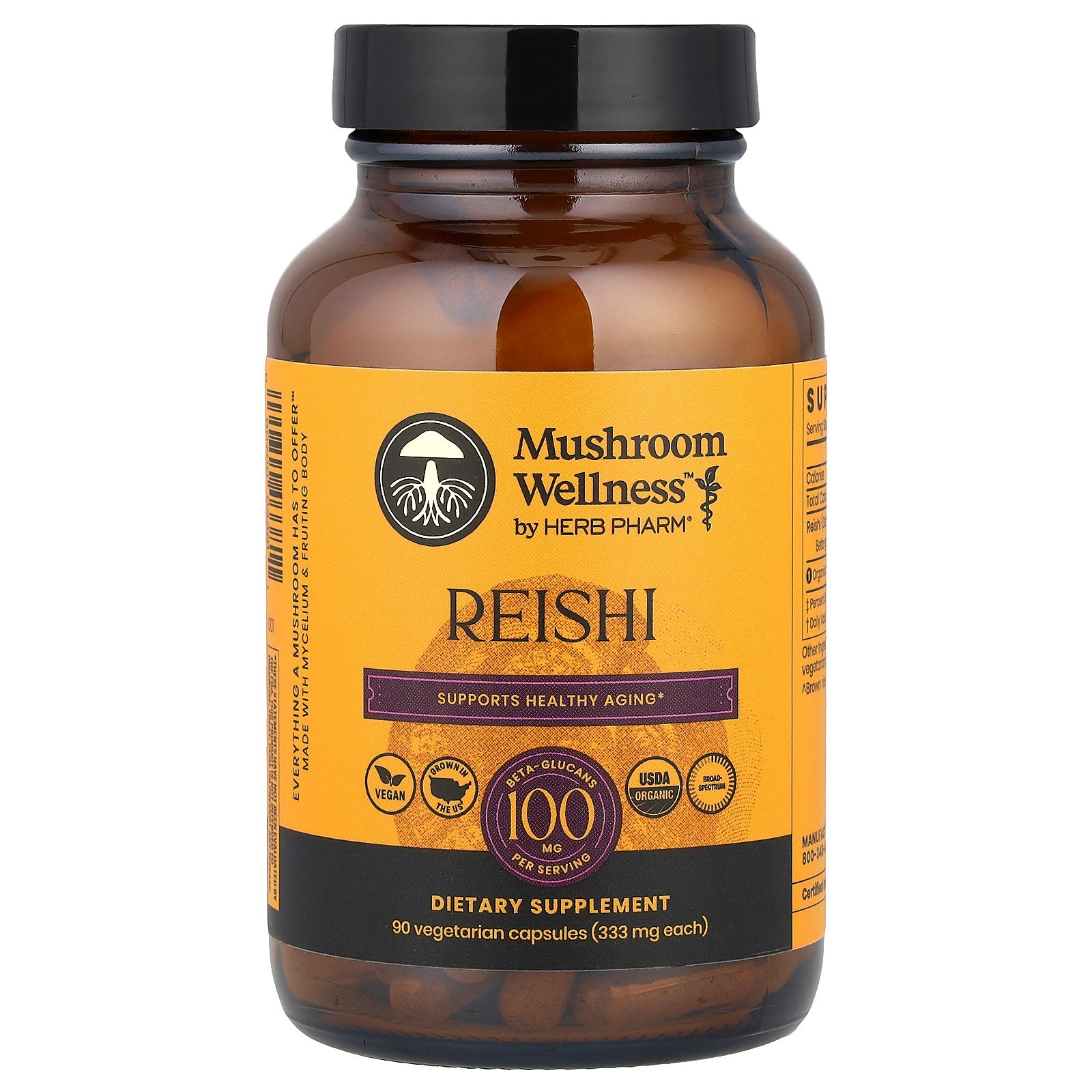HERB PHARM MUSH,OG2,REISHI CAPSULE