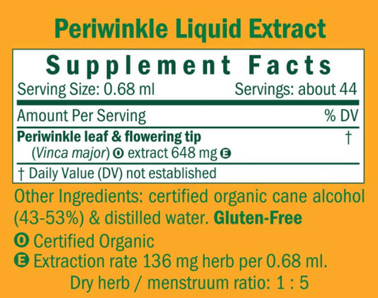 HERB PHARM PERIWINKLE