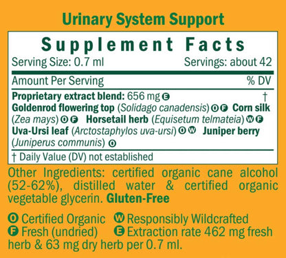 HERB PHARM URINARY SYSTEM SUPPORT