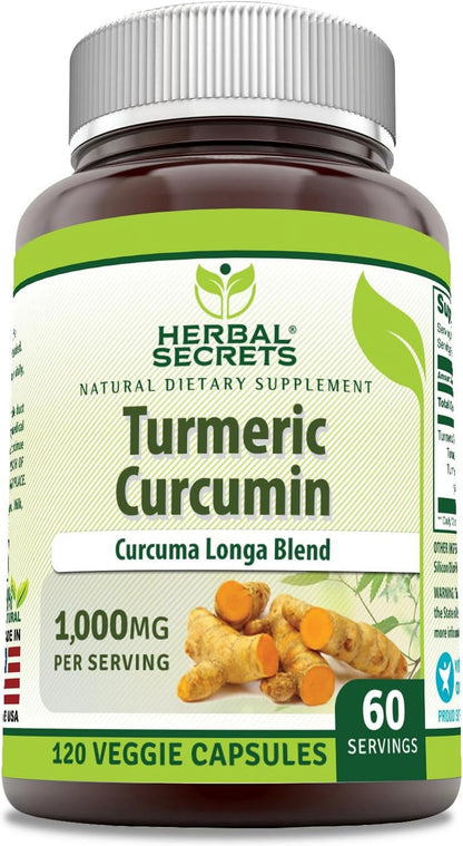 CURCUMIN TURMERIC CP 650MG 120 BP