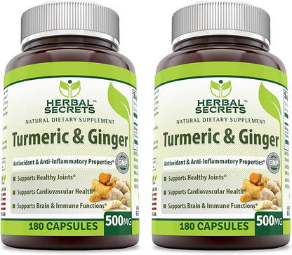 TURMERIC,GINGER,500 MG