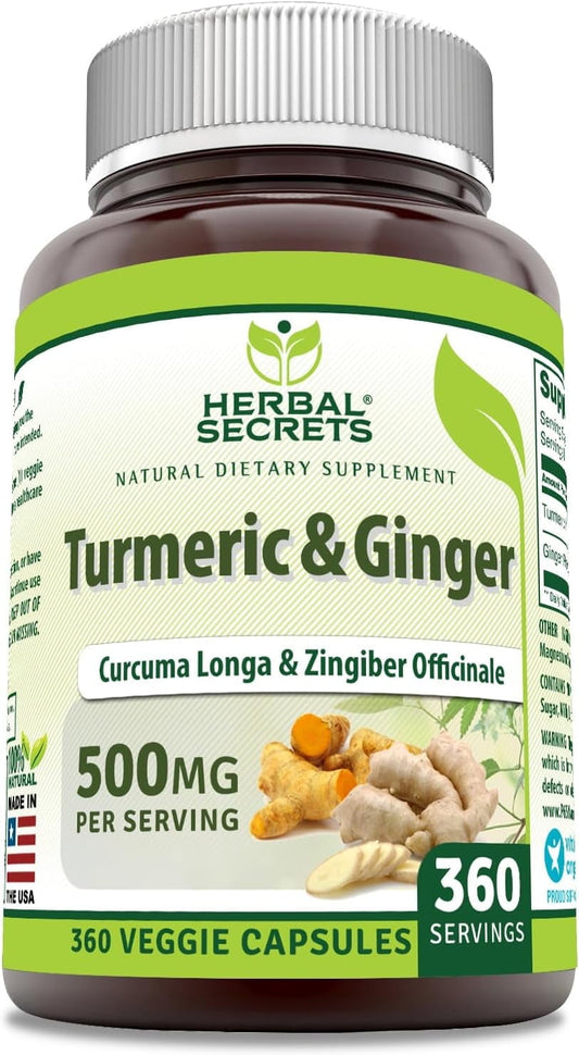 TURMERIC,GINGER,500 MG