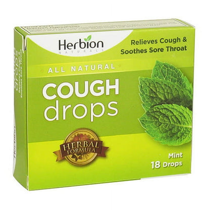 HERBION NATURALS COUGH DROPS,MINT