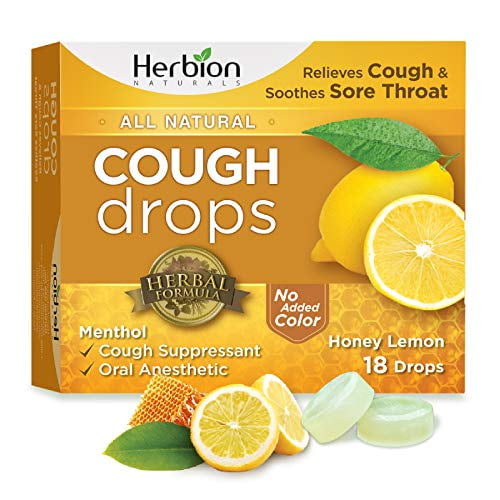 HERBION NATURALS COUGH DROPS,MINT