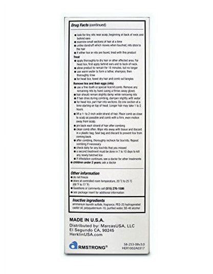HERKLIN LICE TREATMT SHAMPOO 2Z
