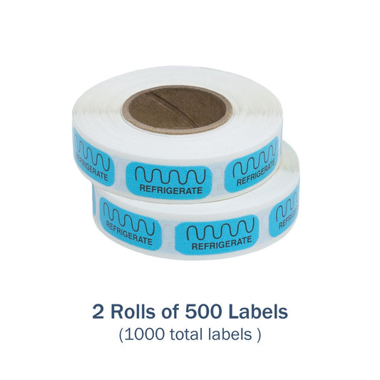 RX LABEL 40391 REFRIGERATE BLUE 1000CT
