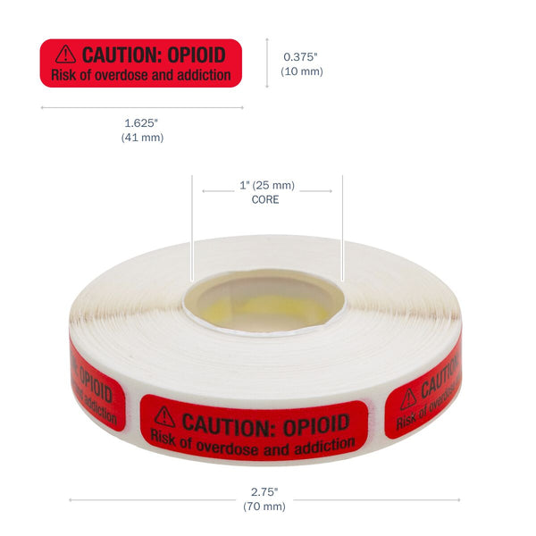CAUTION OPIOID LL 570 RED