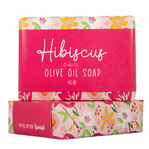 OKAY COCO BAR SOAP HIBISCUS 7OZ