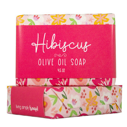 OKAY COCO BAR SOAP HIBISCUS 7OZ