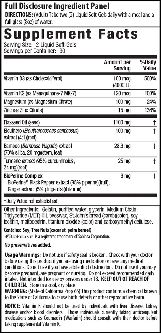 IRWIN NATURALS D3+K2,HIGH POTENCY,MGA