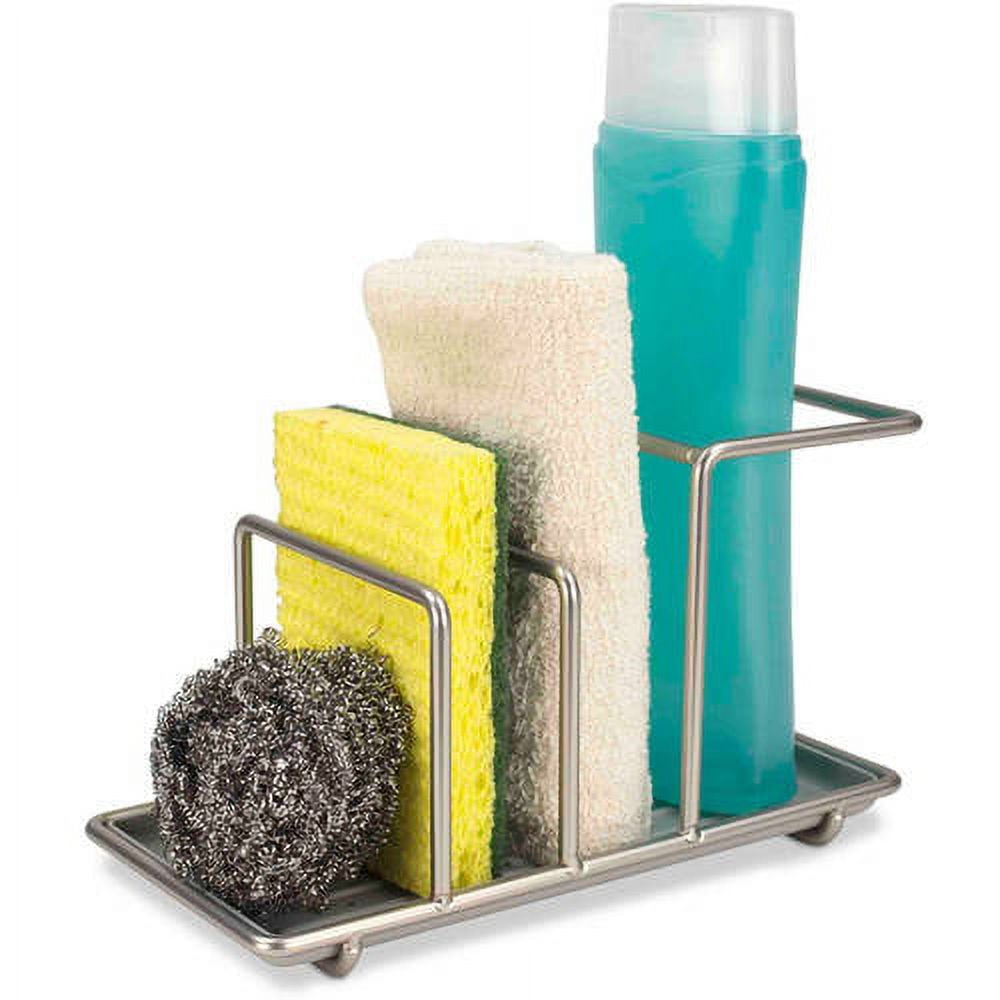 Home Basics Satin Nickel Sink Caddy Station