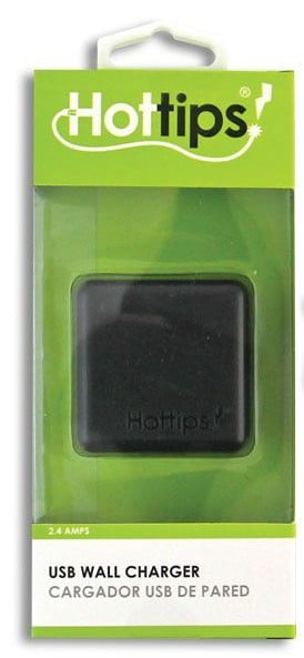 HOTTIPS 2.4A WALL CHGR 12WATT