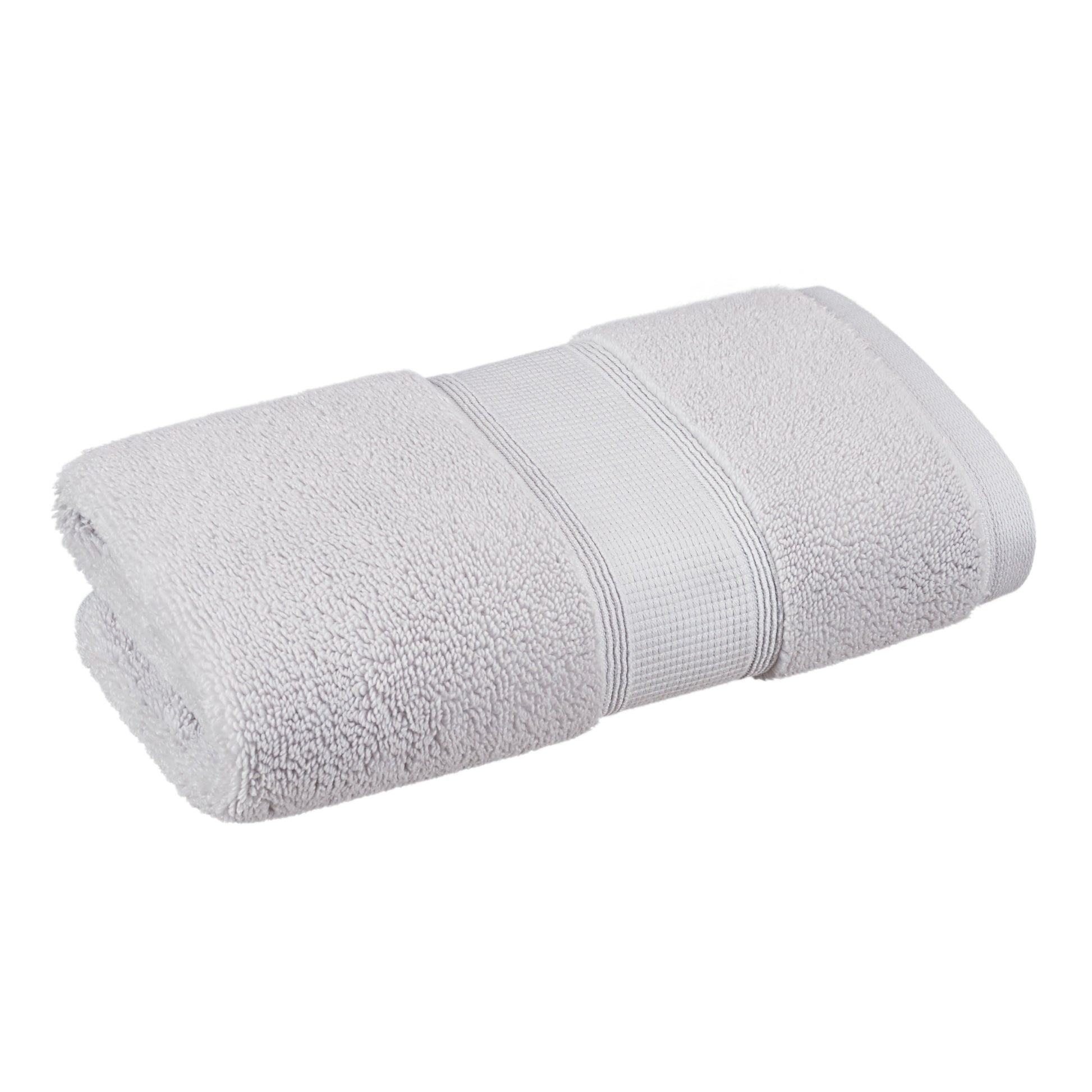 COTTON RIDGED TOWEL PLATINUM