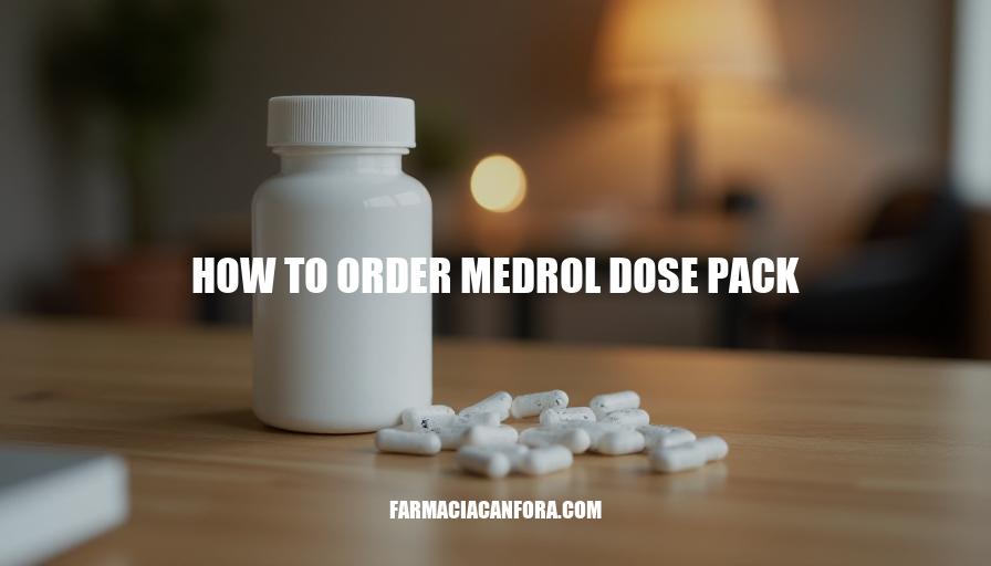 MEDROL TB 4MG 21UU DOSE PACK