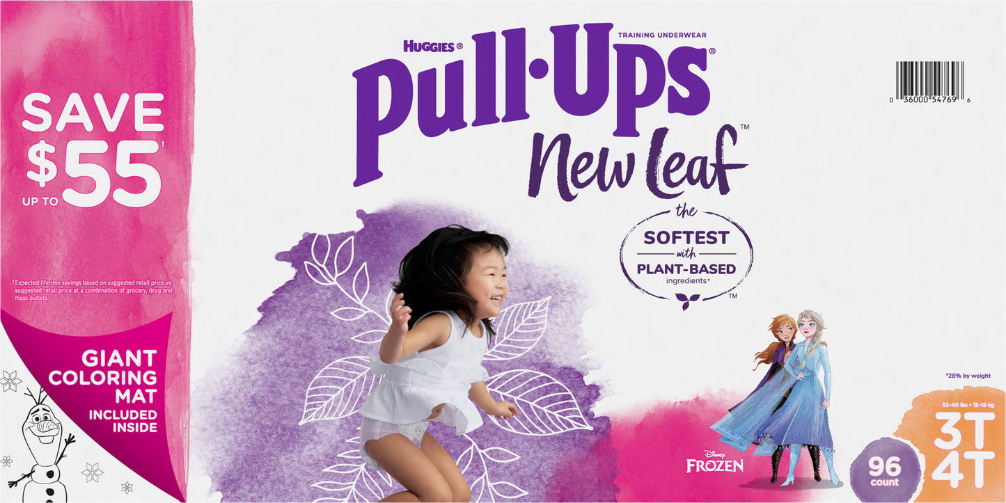 HUGGIES PULL-UPS GIRLS 4T-5T 4X17CT