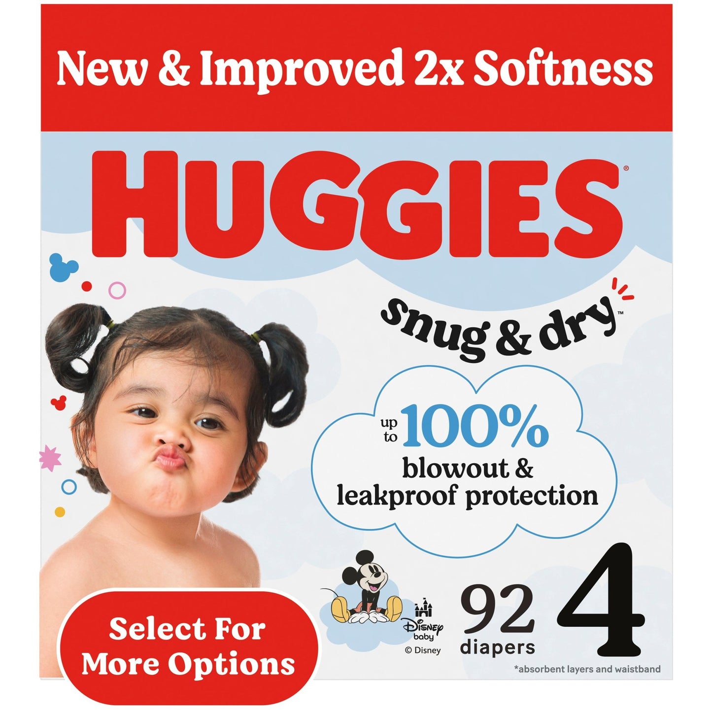 HUGGIES SNUG/DRY SZ4 UN3 DL575859