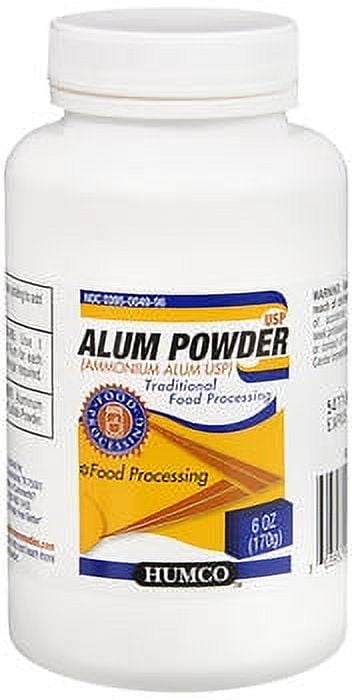 ALUM AMMONIUM USP POWDER 12OZ HUMCO