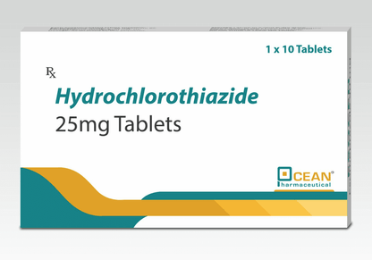 HYDROCHLOROTHIAZIDE TB 25MG 100