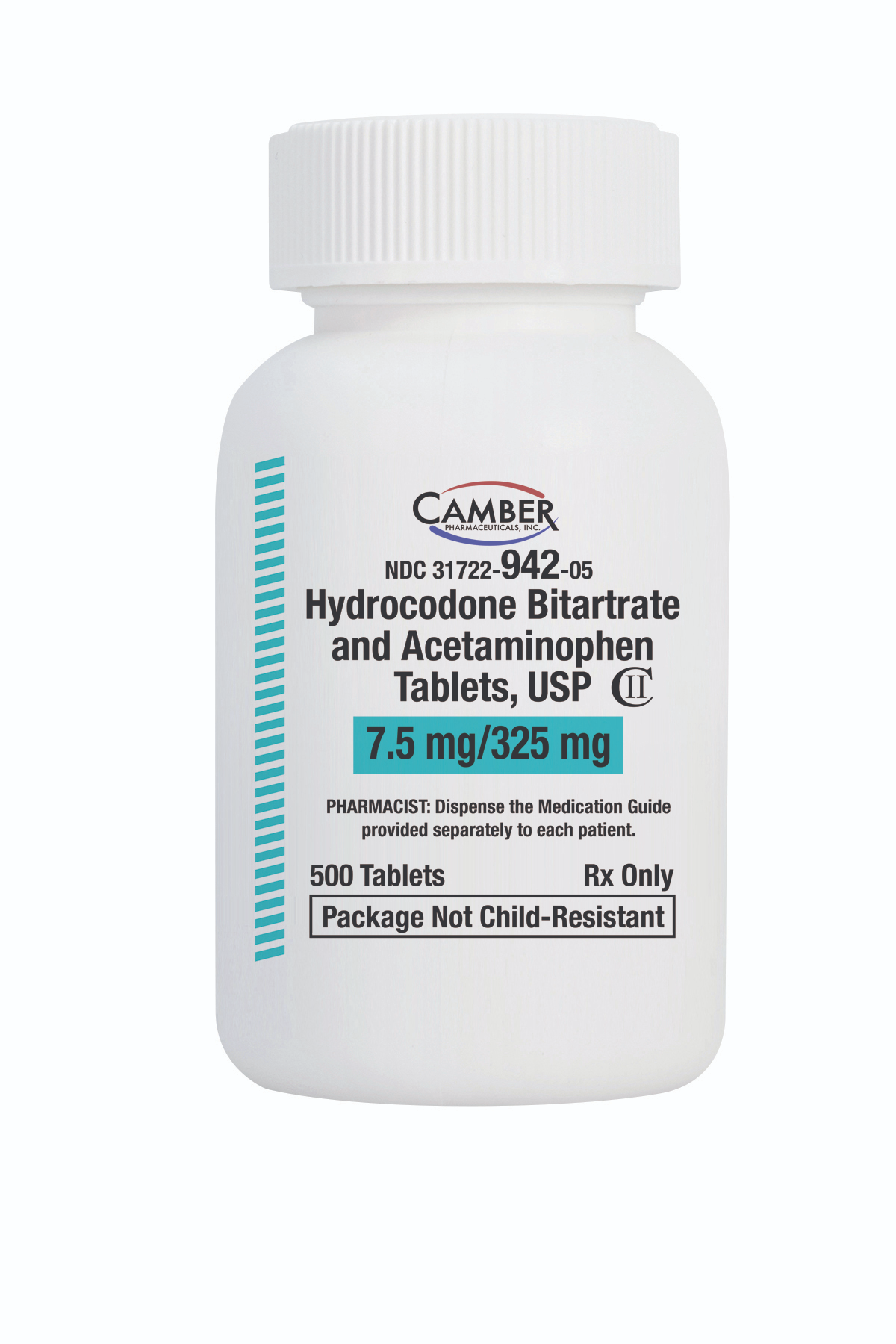 HYDROCOD/AP TB 7.5-325MG 100   C2
