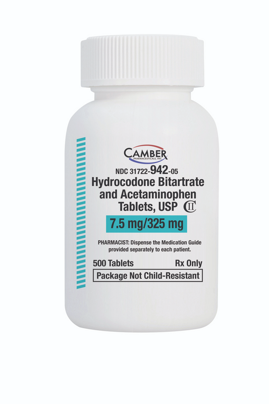 HYDROCOD/AP TB 7.5-325MG 100   C2