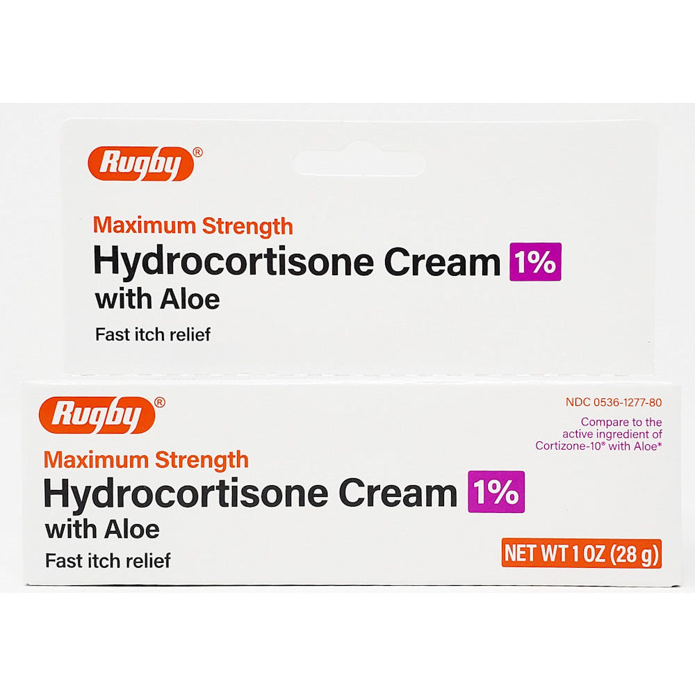 HYDROCORTISONE WITH ALOE 1% CRM 28 GM