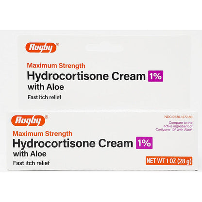 HYDROCORTISONE WITH ALOE 1% CRM 28 GM