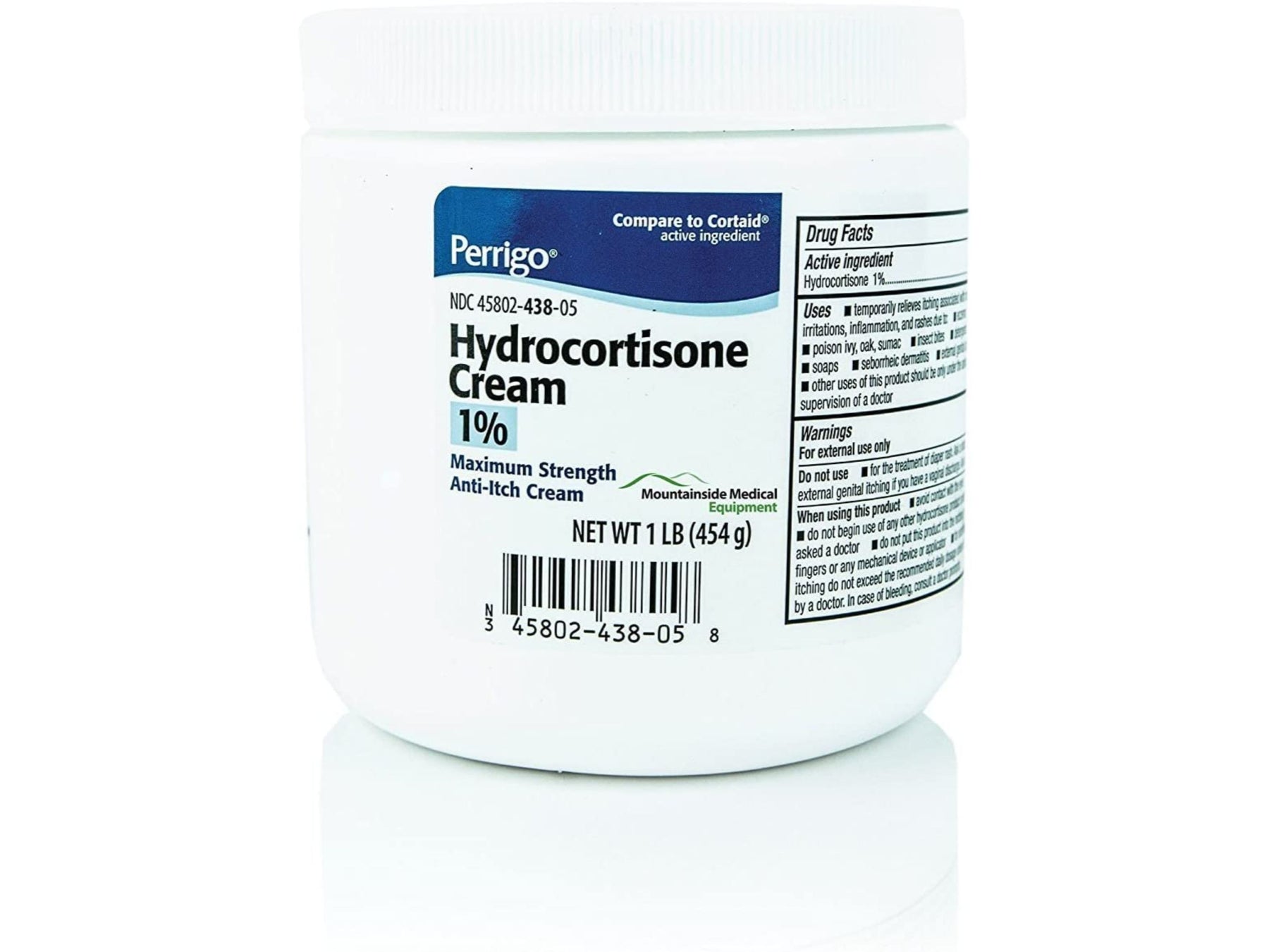 HYDROCORTISONE 1% CREAM 454GM PERRIGO